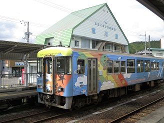 窪川駅にて撮影